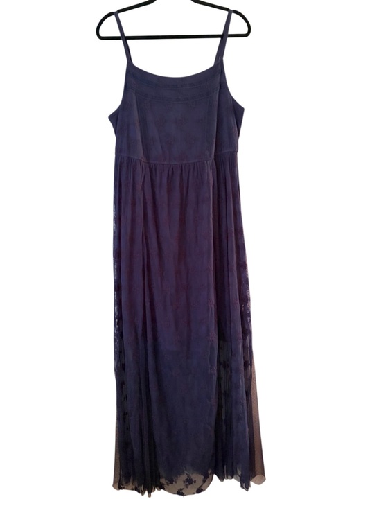 torrid Dresses & Skirts - Torrid Navy Blue Lace Maxi Dress 1